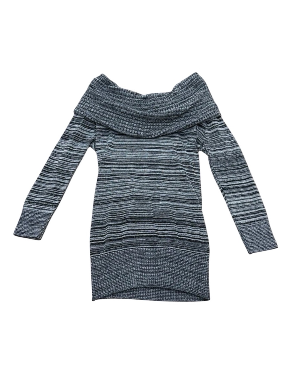 Vintage women’s Top L/S “BCX” silver/grey 1990s